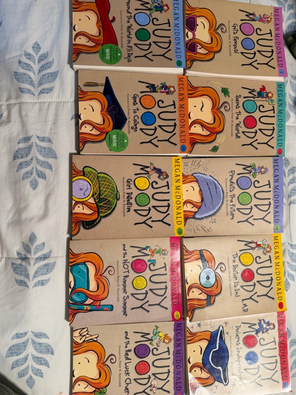 Judy Moody Book Set by Megan McDonald - Colorful Covers